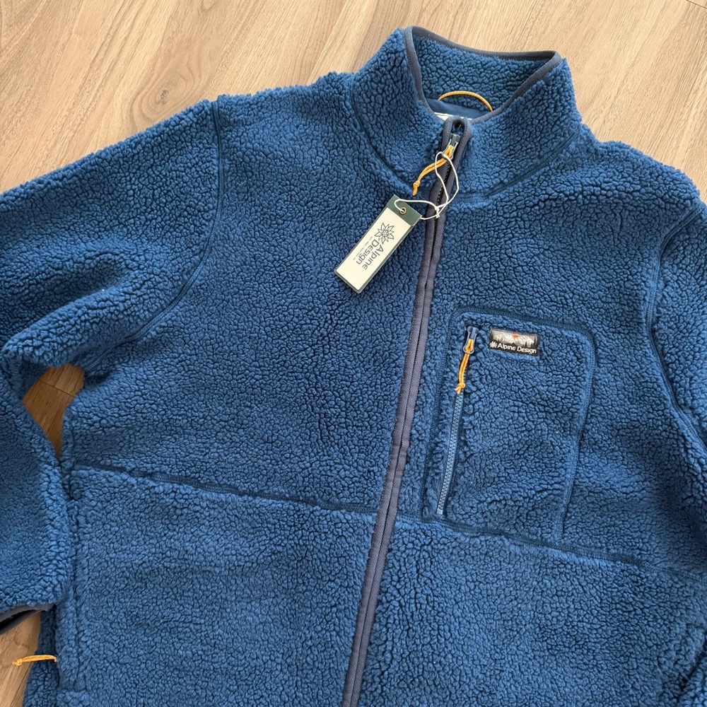 Alpine Design Navy Fleece Jacket - Picture 2 of 7